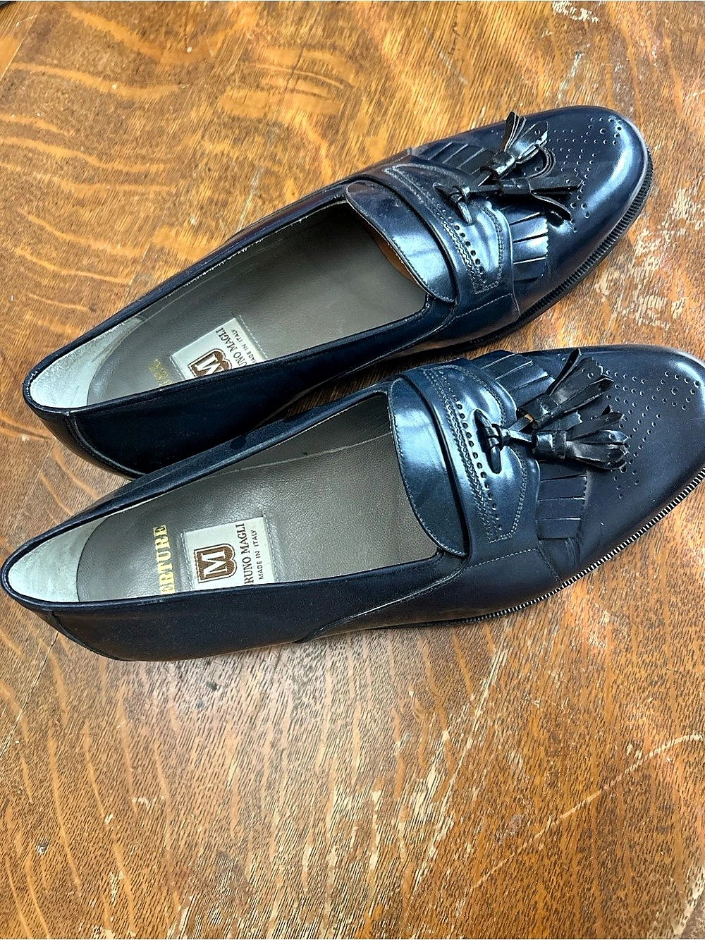Bruno Magli Overture Men's Leather Loafers US 9